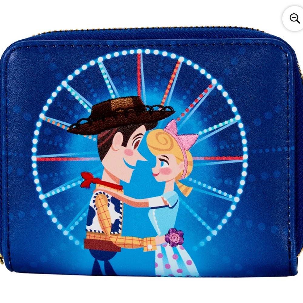 Loungefly Woody and Bo Peep Blue Wallet